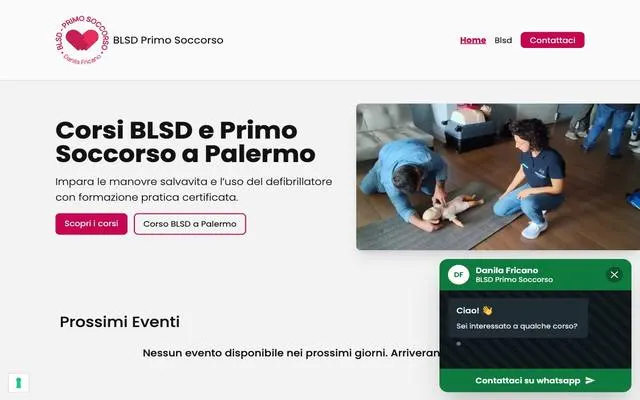 Home di BLSD Primo Soccorso